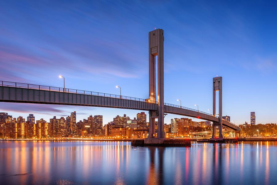New York City Photograph - Wards Island Bridge Crossing The Harlem by Sean Pavone
