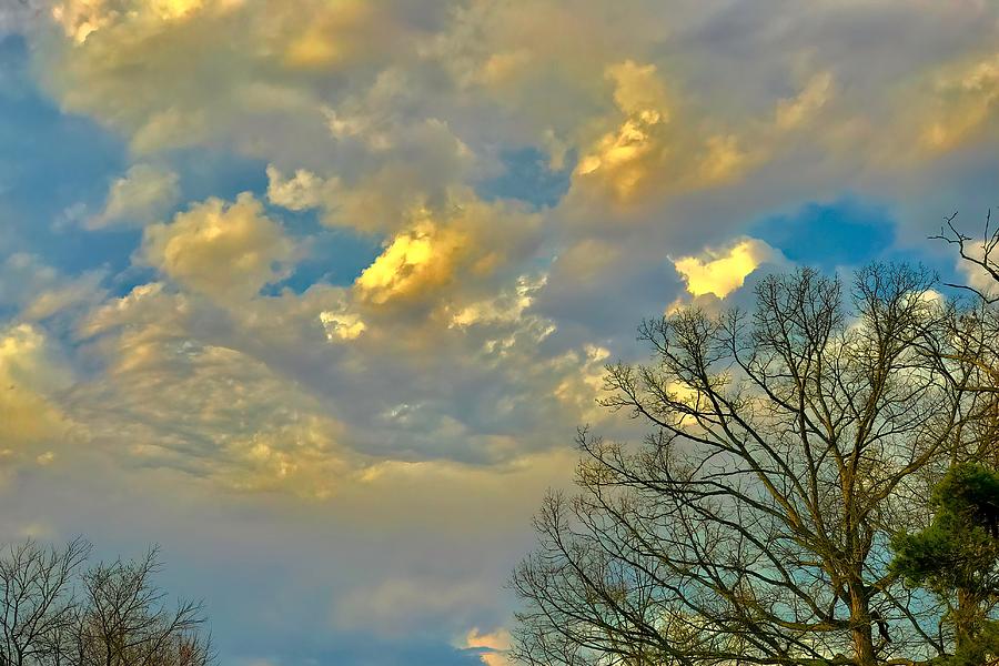 Warm and Cool Sky Photograph by Jack Wilson