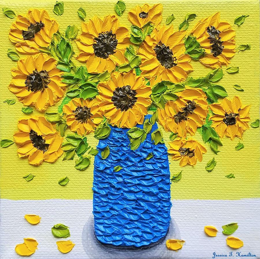 Warmth Of Sunflowers Painting