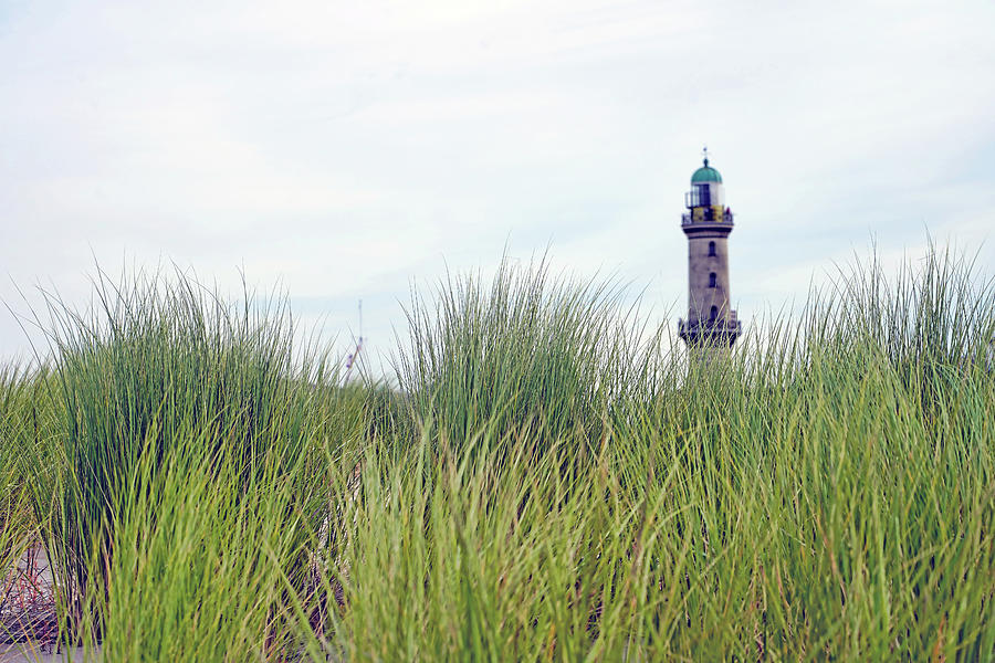 Warnemunde Lighthouse In Warnemunde Germany Photograph