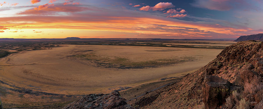 Warner Valley Panoramic Photograph by Leland D Howard
