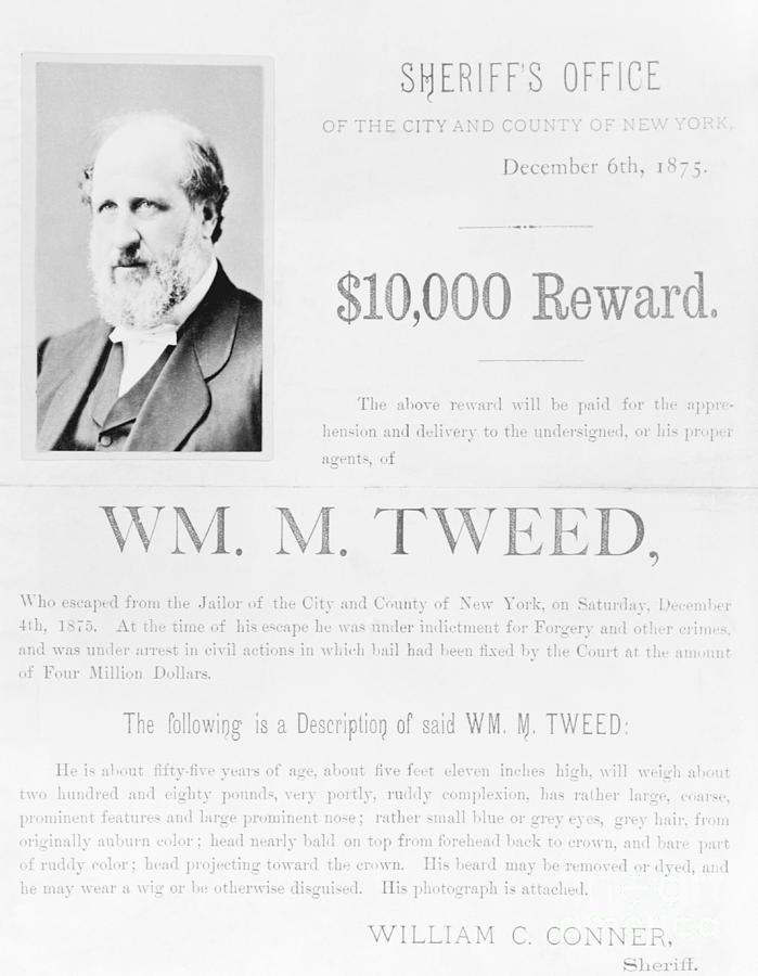 Warrant For William M. Tweed Photograph by Bettmann