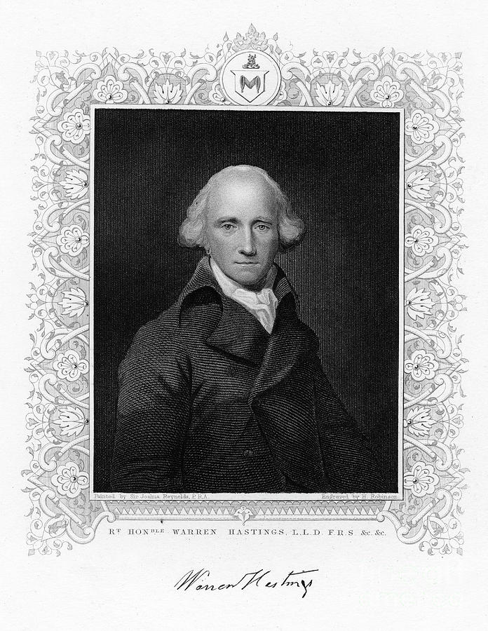 Warren Hastings, The First Drawing by Print Collector