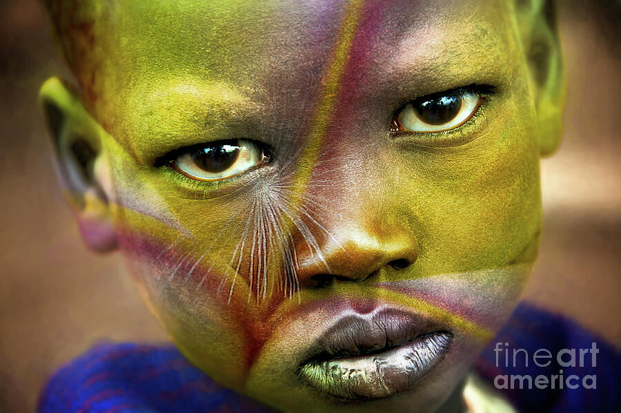 Warrior Child Digital Art by Jean OKeeffe Macro Abundance Art