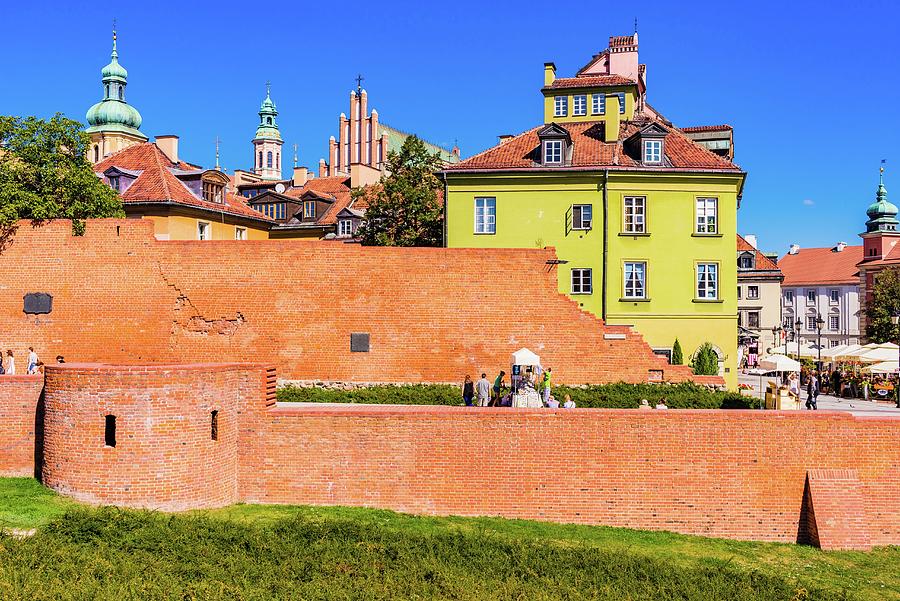 Warsaw Old Town Surrounded By The Old Photograph by Marcelino Ramirez ...