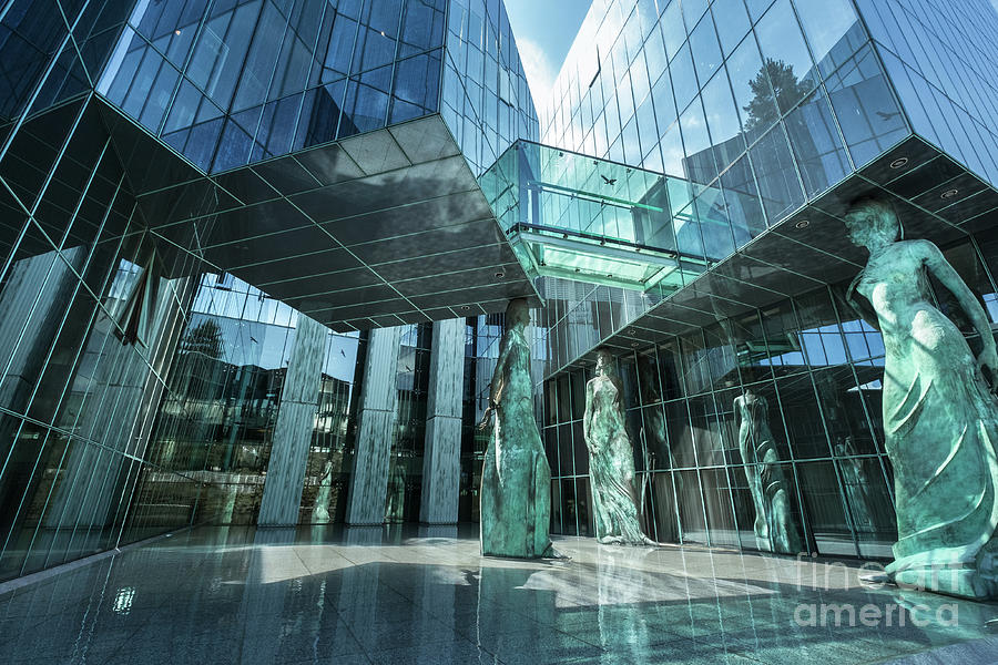 Warsaw Supreme Court Colour Photograph by Philip Preston