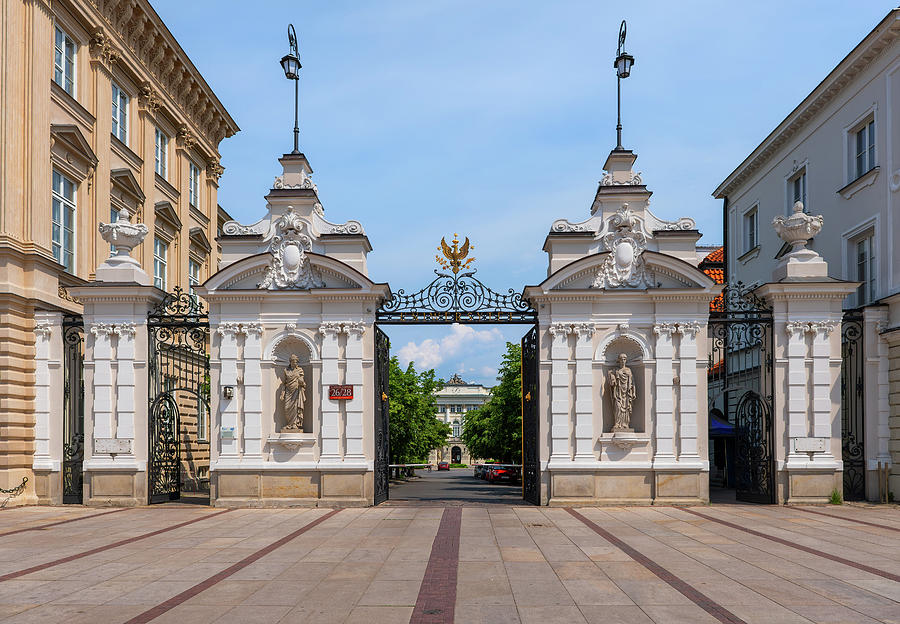 Warsaw University Main Gate In Poland Photograph by Artur Bogacki