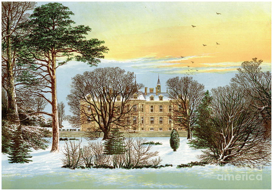 Warter Priory, Near Pocklington Drawing by Print Collector