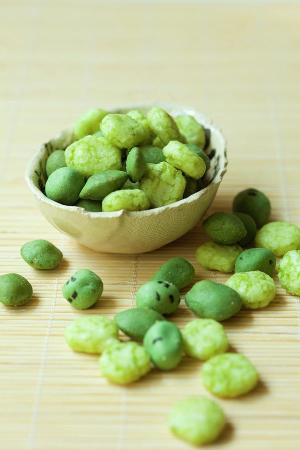 Wasabi Peas From Japan Photograph by Hilde Mche