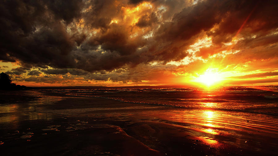 Wasaga Sunset Photograph by Bryan Smith | Fine Art America