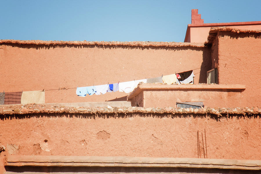 Washday in Ait ben Haddou Photograph by Jessica Levant
