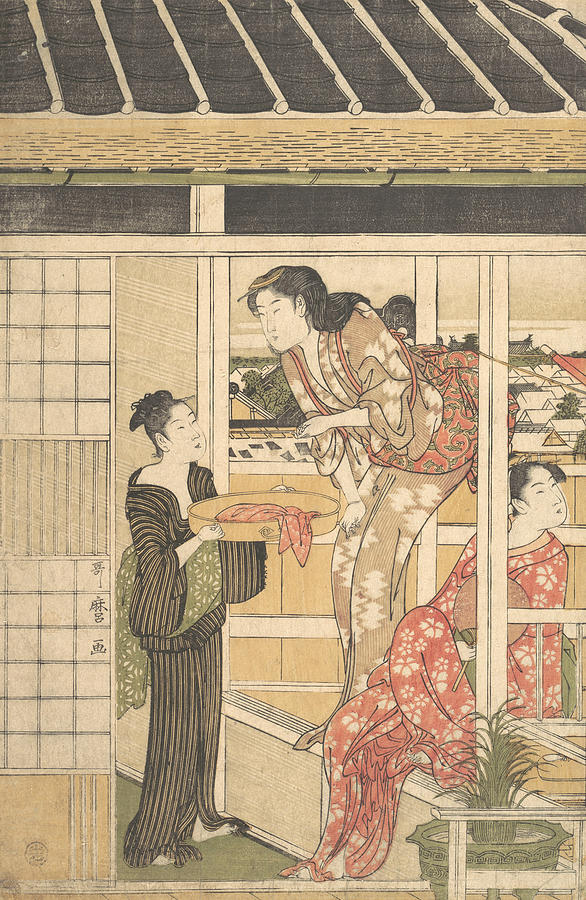 Washing Day Relief by Kitagawa Utamaro