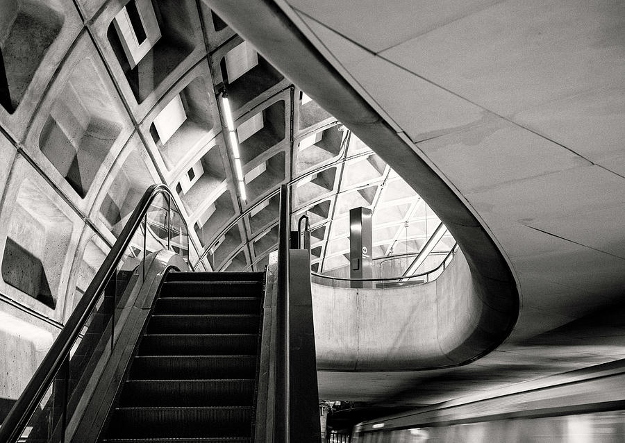 Washington D.C. Subway Photograph by Stephen Russell Shilling