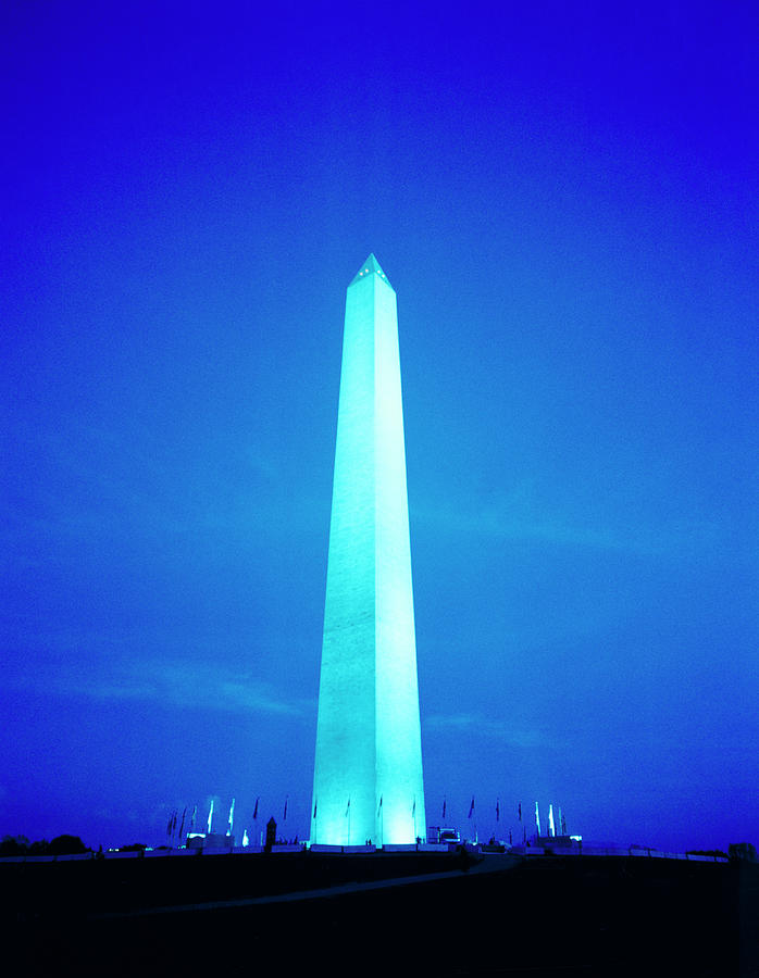 Washington Memorial Photograph by Silvia Otte