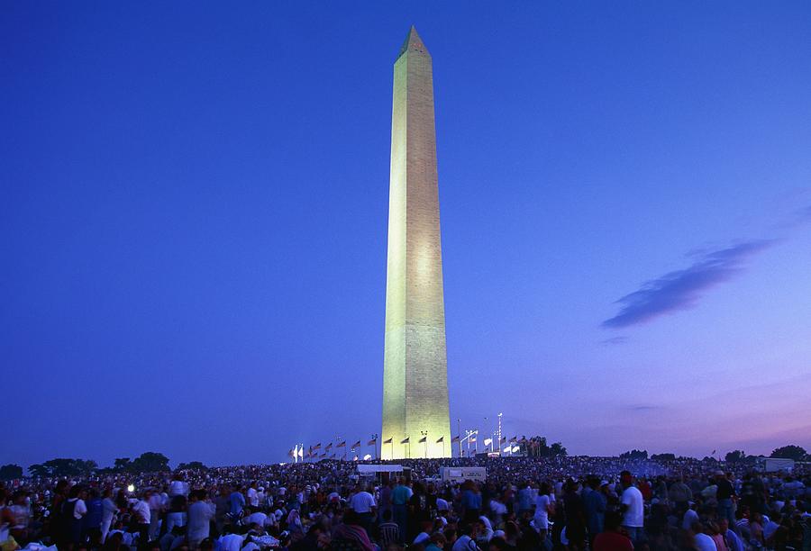 Architecture Digital Art - Washington Monument, Washington Dc by Massimo Borchi