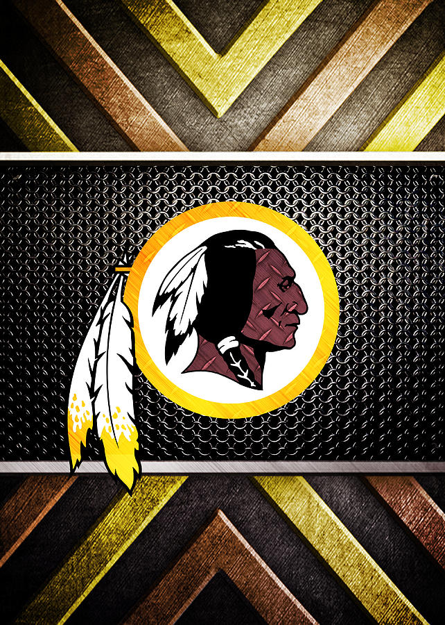 Washington Redskins Lamination Emblem – GL Canvas Print Art