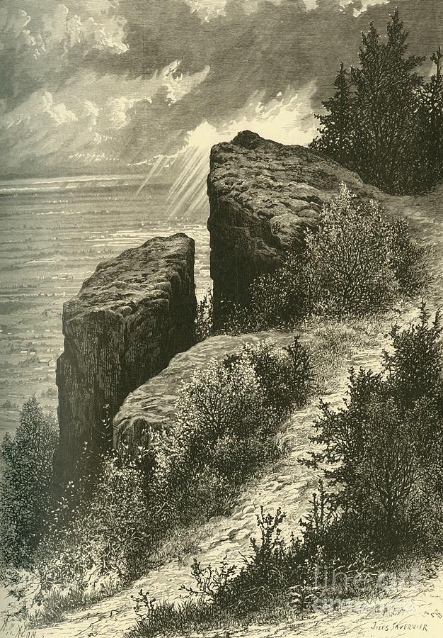 Washington Rock Drawing by Print Collector