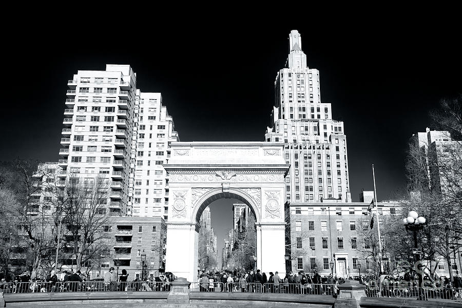 Washington Square Park New York City Photograph by John Rizzuto
