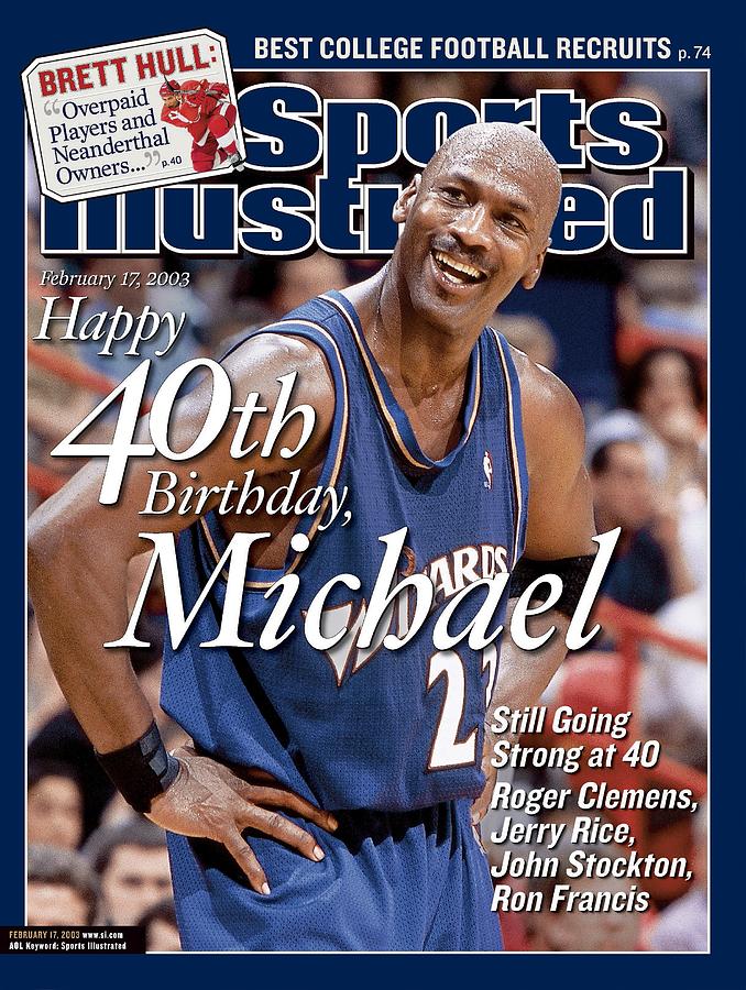 Washington Wizards Michael Jordan... Sports Illustrated Cover Photograph by Sports Illustrated
