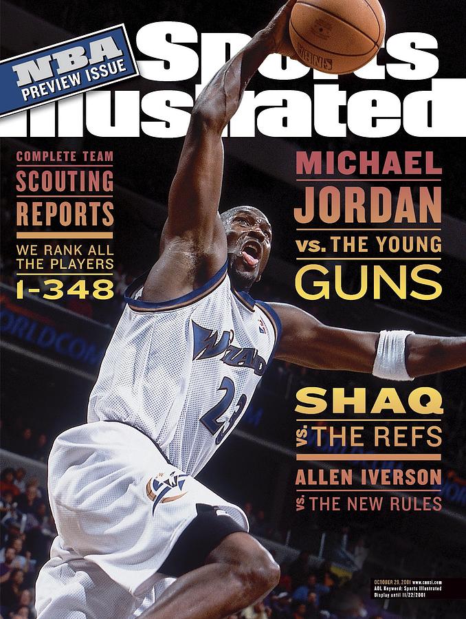 Washington Wizards Michael Jordan Sports Illustrated Cover