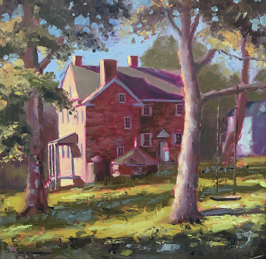 Impressionism Painting - Washingtons House by Jennifer Stottle Taylor