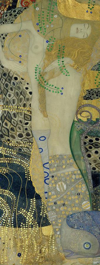 Wasserschlangen -Watersnakes-. Oil on canvas -1904-1907-. Painting by Gustav Klimt -1862-1918-