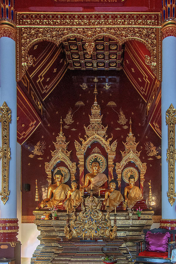 Wat Chang Taem Phra Wihan Buddha Images DTHCM2797 Photograph by Gerry Gantt