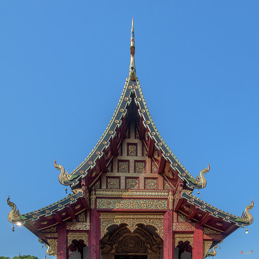 Wat Chang Taem Phra Wihan Gable DTHCM2792 Photograph by Gerry Gantt