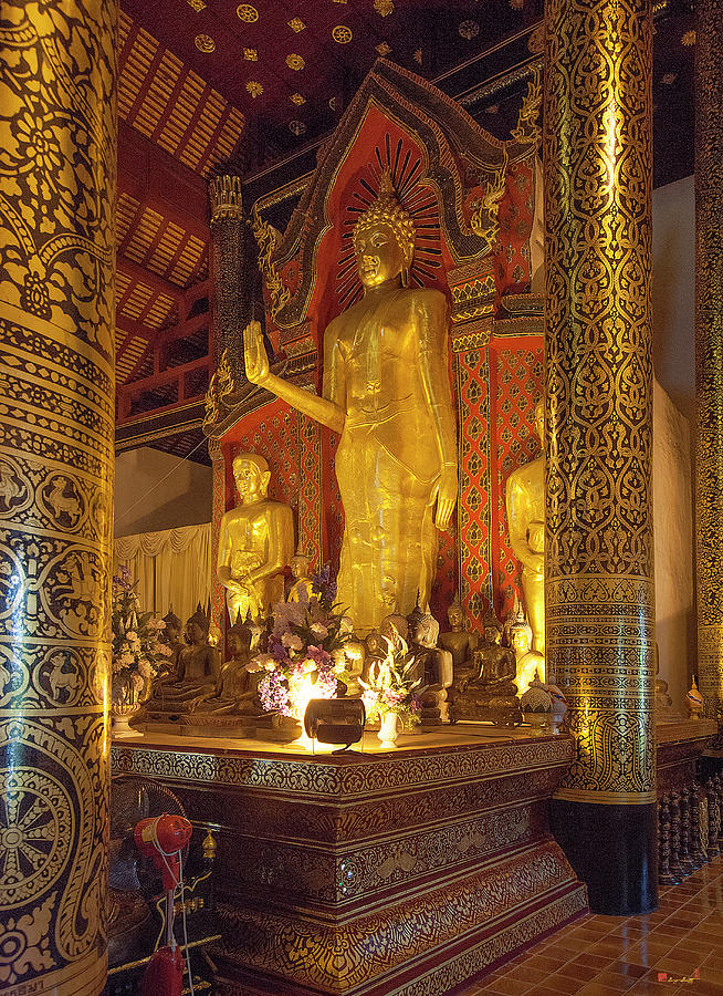 Wat Chedi Luang Phra Wihan Buddha Phra Chao Attarot DTHCM0044 Photograph by Gerry Gantt