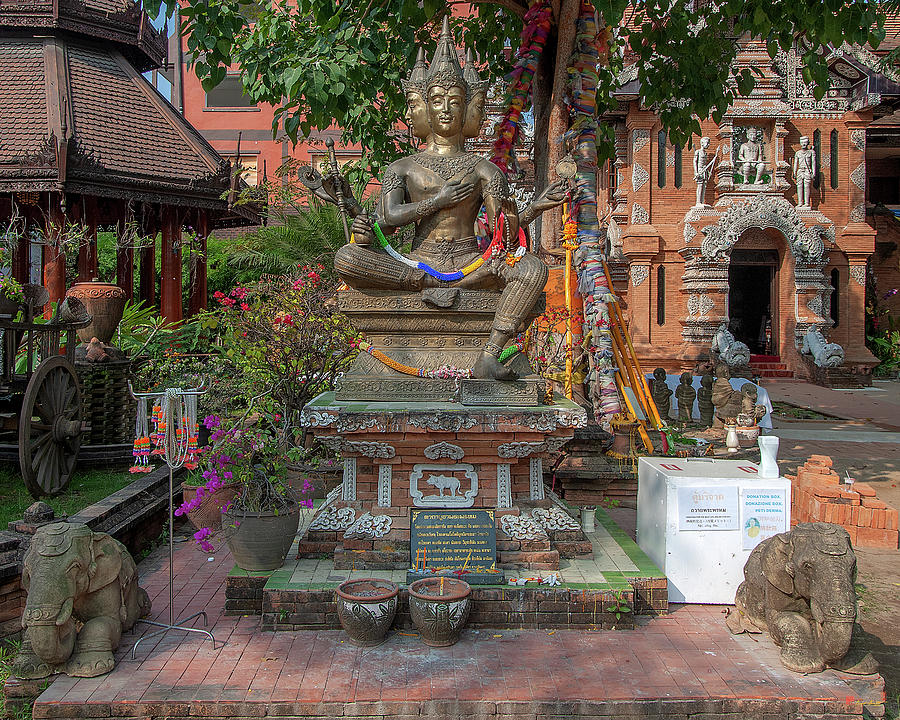 Wat Lok Molee Brahma Shrine DTHCM2563 Photograph by Gerry Gantt