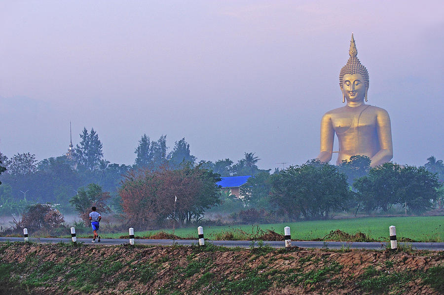 Wat Muang In Angthong, Thailand Photograph by Kampee Patisena