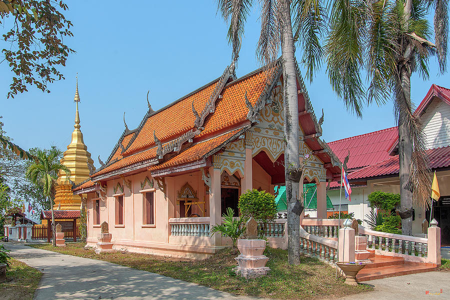 Wat Pa Chai Mongkhon Phra Ubosot DTHLA0123 Photograph by Gerry Gantt