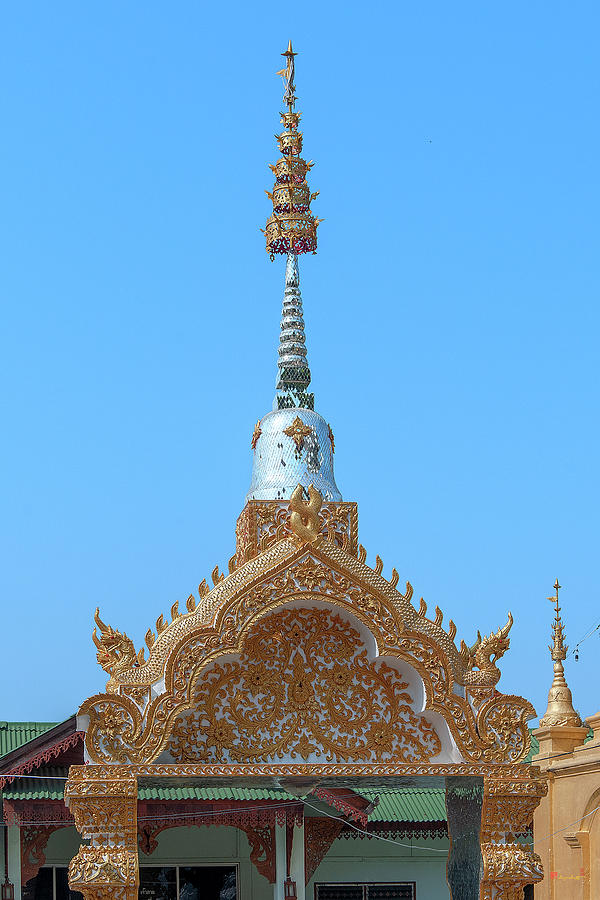 Wat Pa Sang Ngam Temple Gate DTHLU0600 Photograph by Gerry Gantt