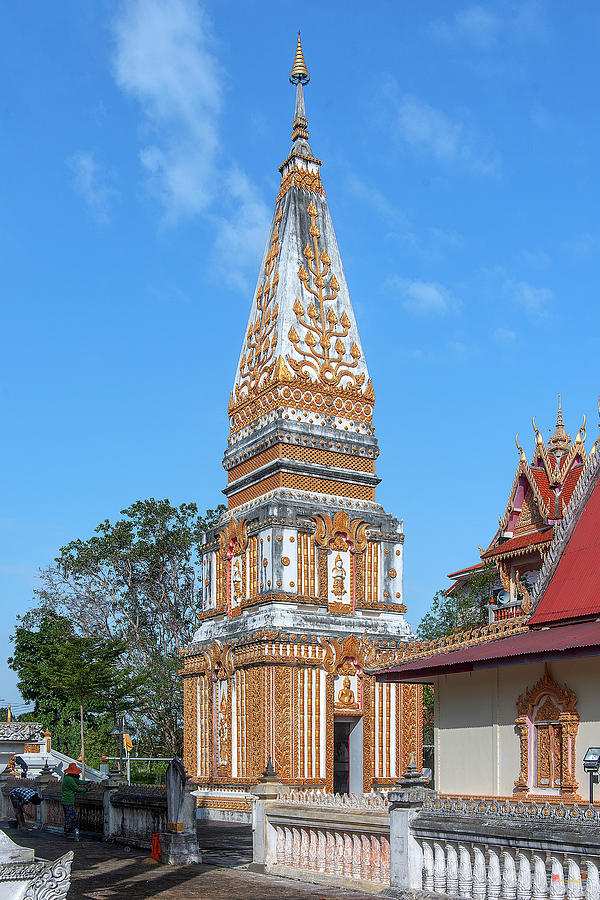 Wat Pak Nam Bung Sapang Phra Chedi DTHU0864 Photograph by Gerry Gantt