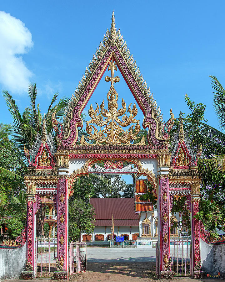 Wat Pha Kaeo Noi Temple Gate DTHU0892 Photograph by Gerry Gantt