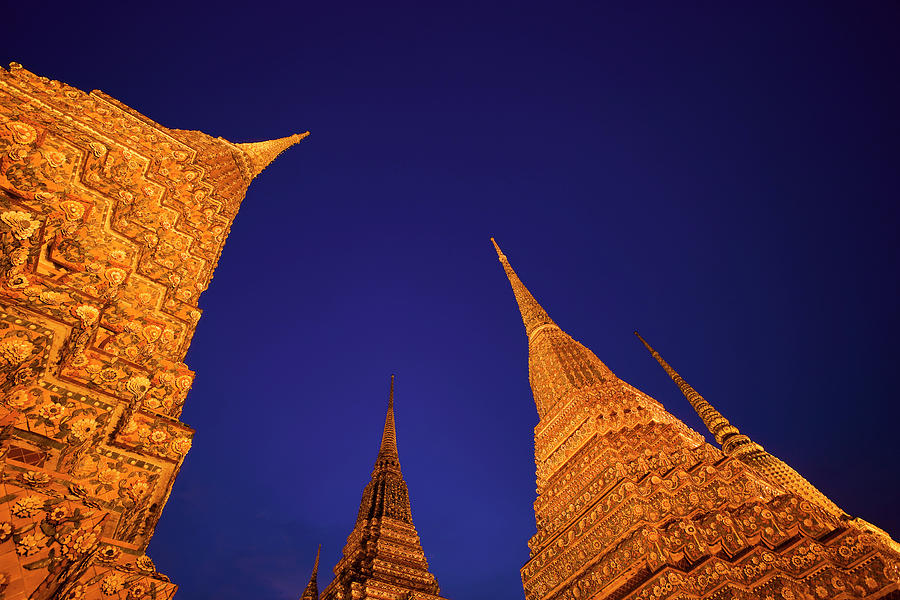Wat Pho Temple, Bangkok, Thailand Photograph by Bruno Ehrs