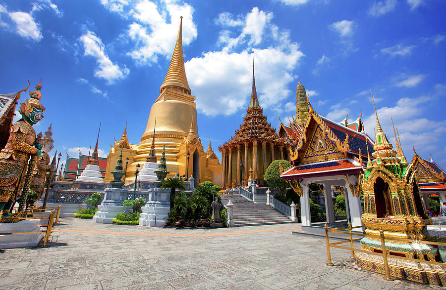 Wat Phra Kaew, Grand Palace, Bangkok Photograph by Photo By Prasit Chansareekorn