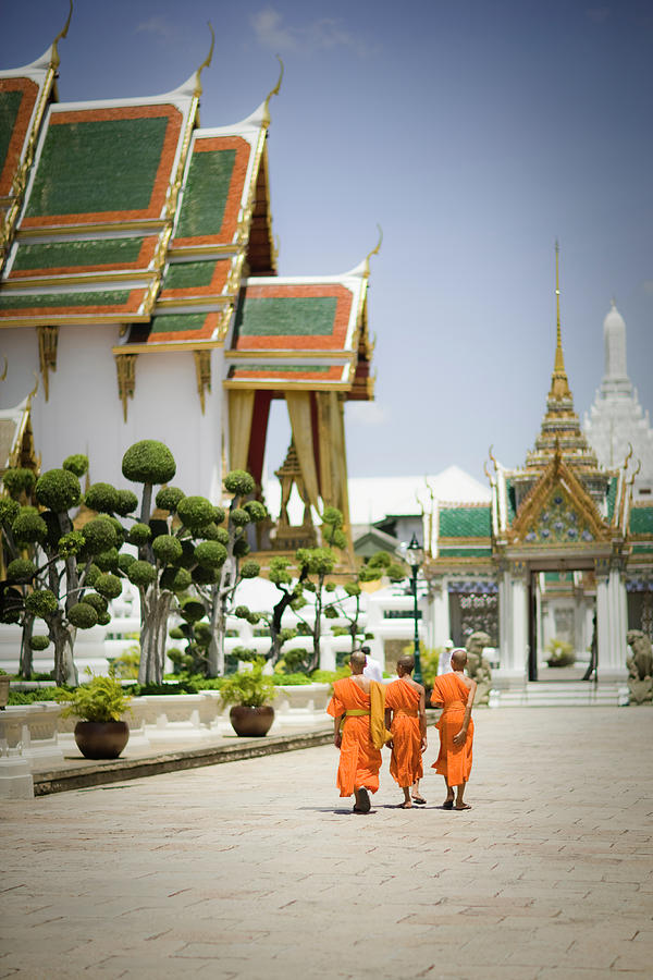 Wat Phra Kaew Temple, Bangkok, Thailand Photograph by Gavin Gough