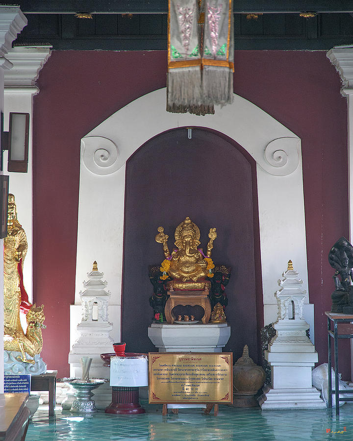 Wat Puack Chang Merit Pavilion Ganesha Image DTHCM0165 Photograph by Gerry Gantt