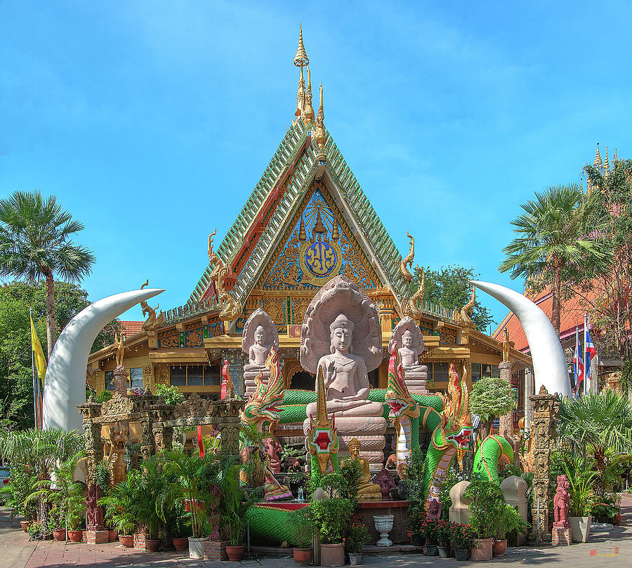 Wat Tai Phra Chao Yai Ong Tue Buddha Images DTHU0806 Photograph by Gerry Gantt