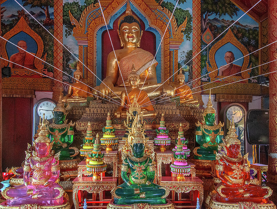 Wat Tung Yu Phra Wihan Buddha Images DTHCM2773 Photograph by Gerry Gantt