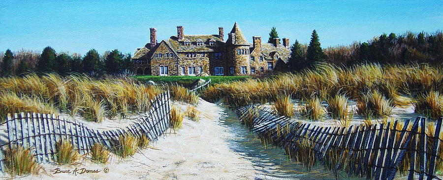Watch Hill Mansion Painting by Bruce Dumas