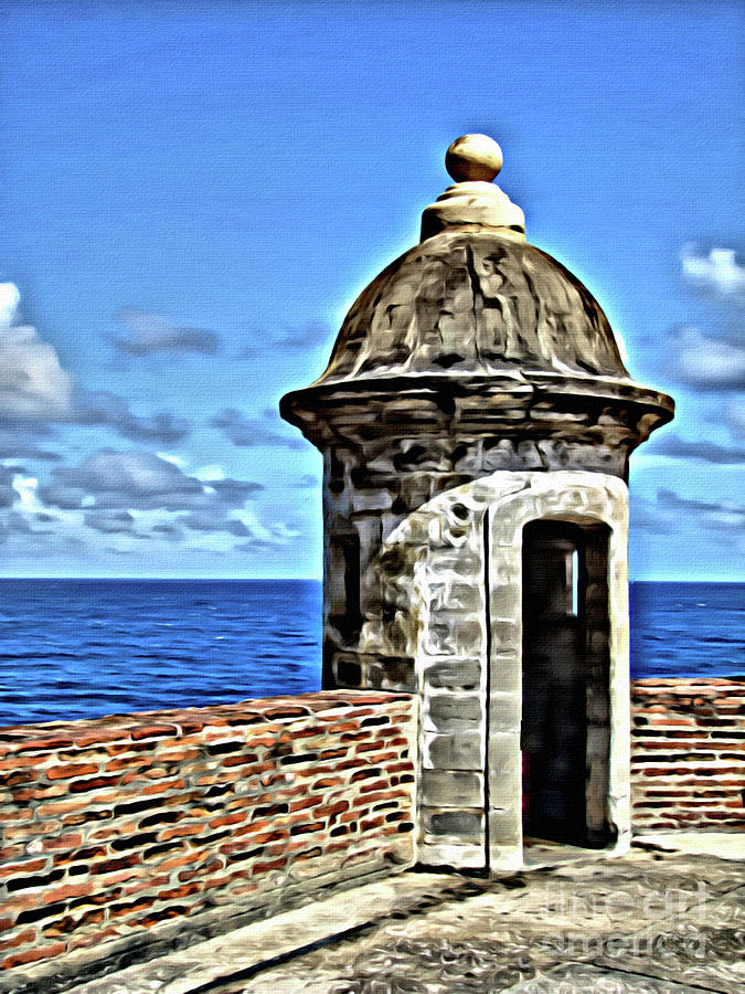 Watch Tower in San Juan, Puerto Rico Photograph by Celine Bisson - Fine ...