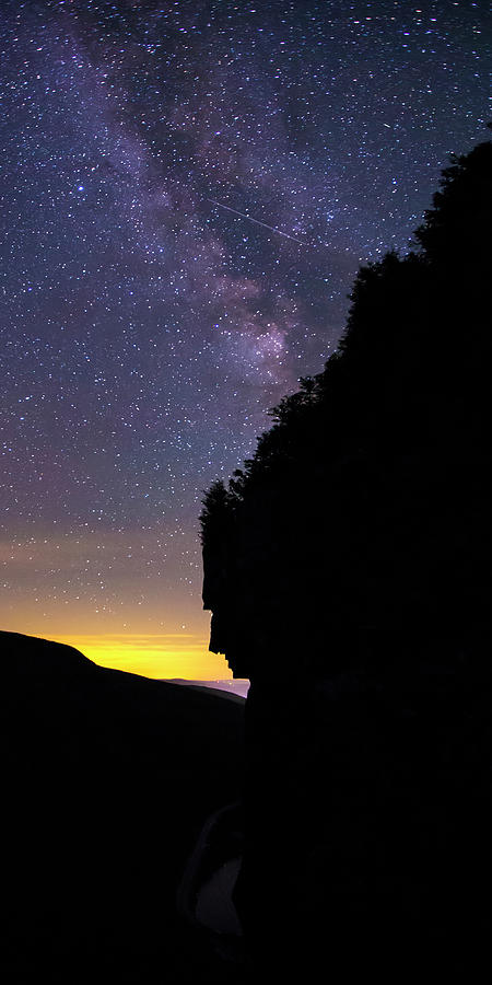 Watcher Milky Way Silhouette Photograph by White Mountain Images
