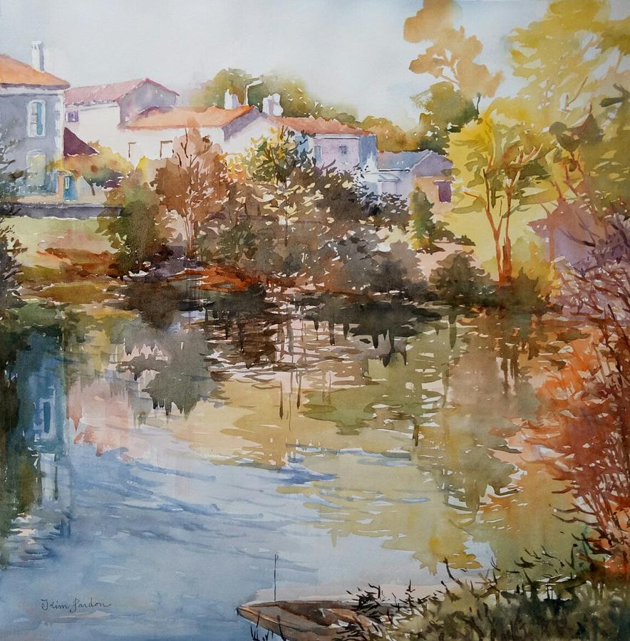Water and Nature Painting by Kim PARDON