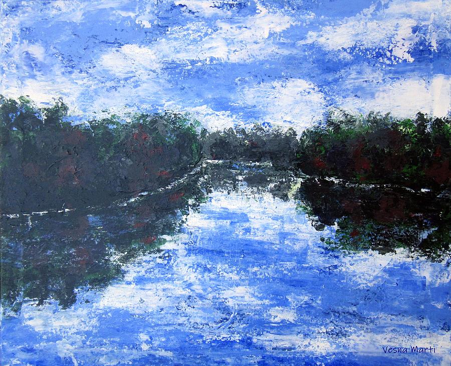 Water And Sky Painting