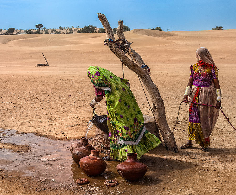 Water Carriers Photograph by Sayyed Nayyer Reza