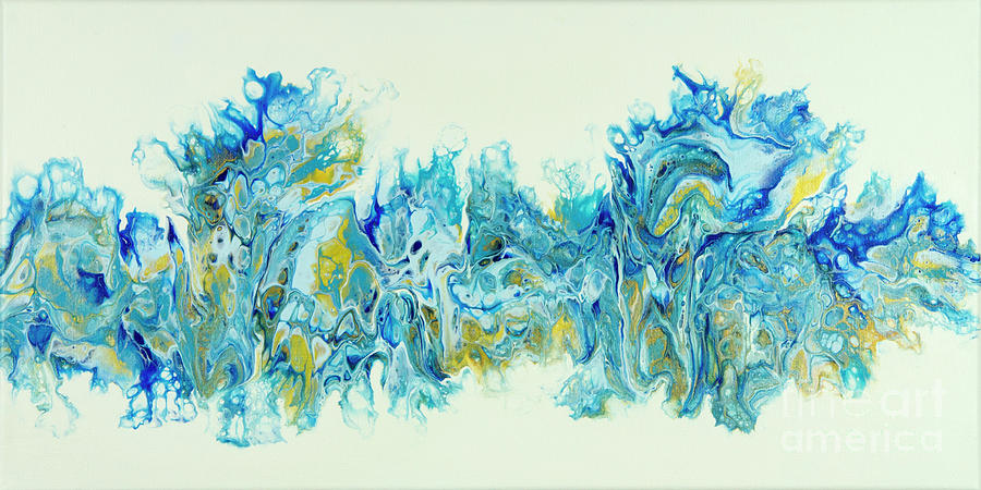 Water Dragon Breath Painting by Lucy Arnold
