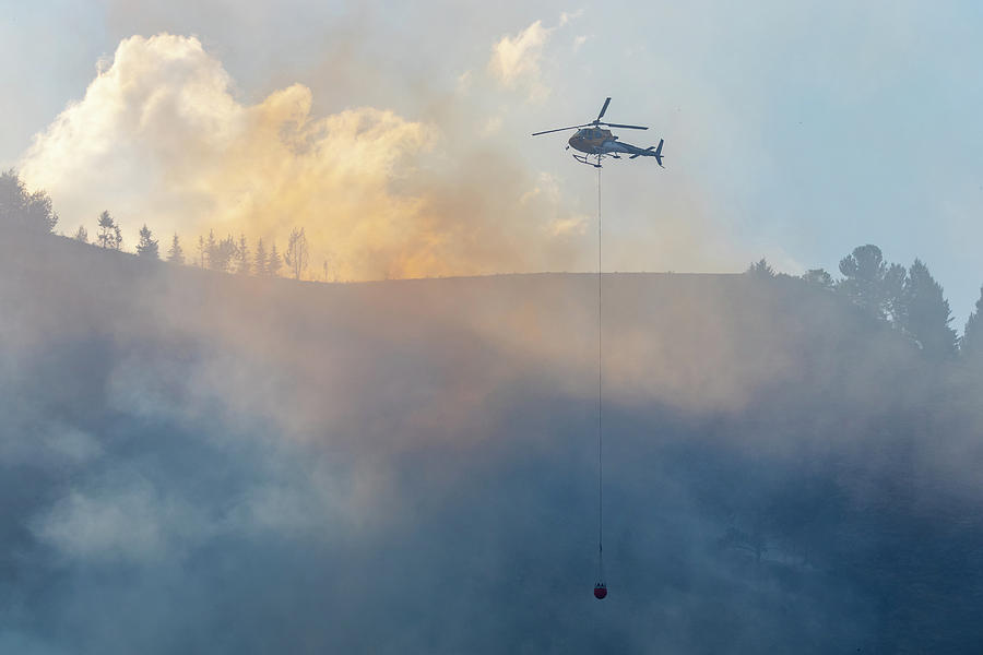 Appalachian Photograph - Water Drop On Wildfire by Michael Chatt Appalachian Photograph - Water Drop On Wildfire by Michael Chatt