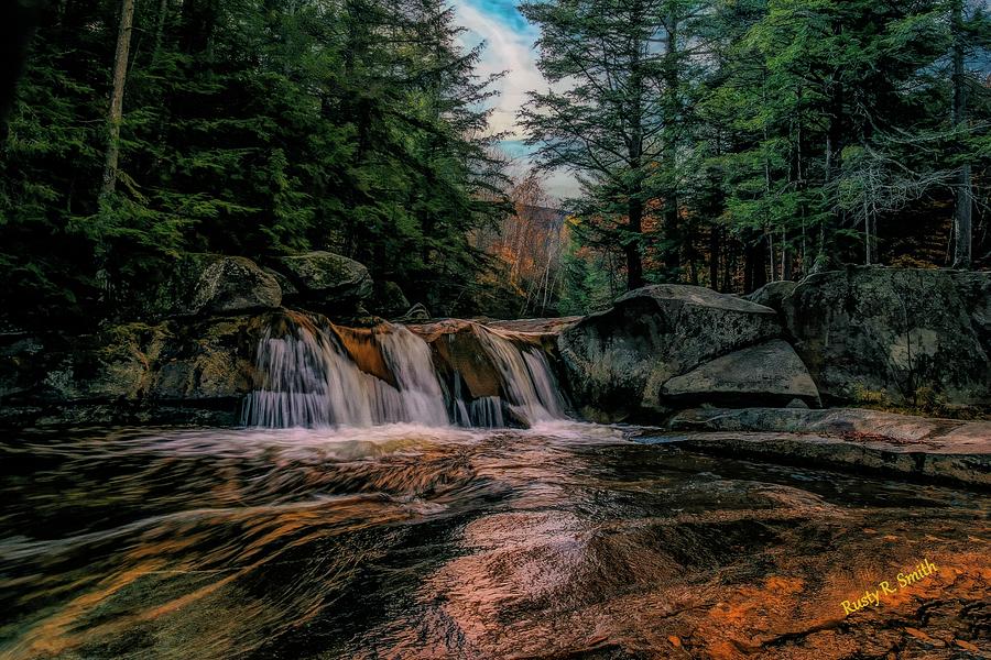 Water Fall Grafton Notch State Park,Western Maine. by Rusty R Smith Water Fall Grafton Notch State Park,Western Maine. by Rusty R Smith
